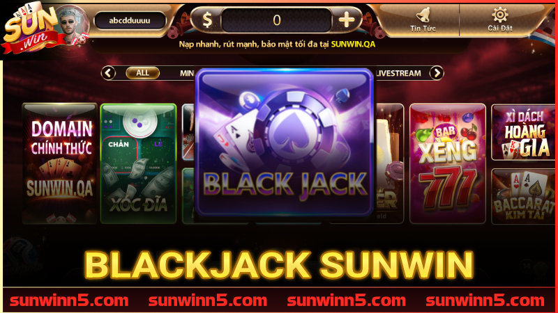 Blackjack Sunwin