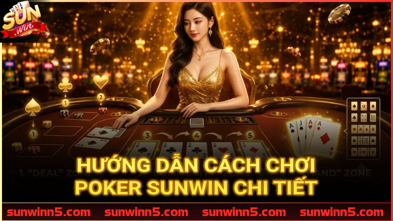 Luật chơi và cách vận hành một ván Poker Sunwin từ A-Z