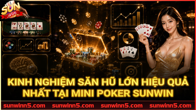 Chiến thuật kích nổ hũ Jackpot khổng lồ tại Mini Poker Sunwin